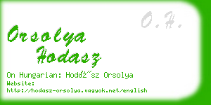 orsolya hodasz business card